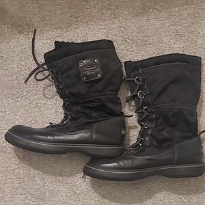 Coach Black Winter & Rain Boots